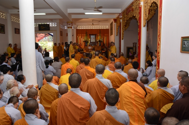 Lễ nhập Kim quan Hòa thượng Thích Đạt Đạo