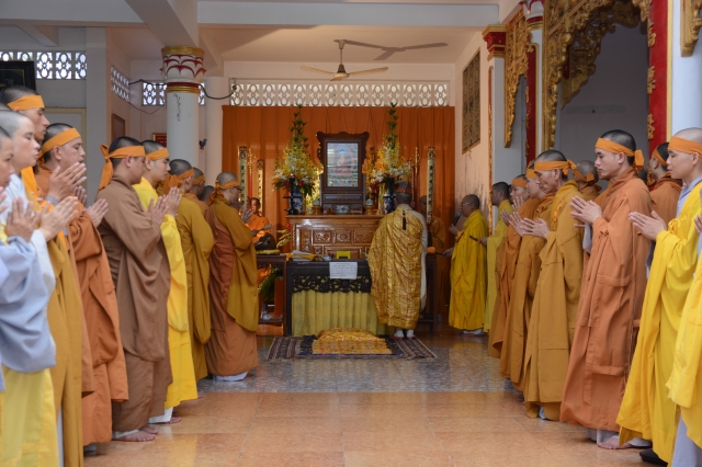 Lễ nhập Kim quan Hòa thượng Thích Đạt Đạo
