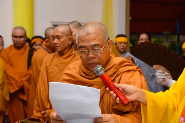 Lễ phụng tống kim quan cố HT. Thích Đạt Đạo trà tỳ