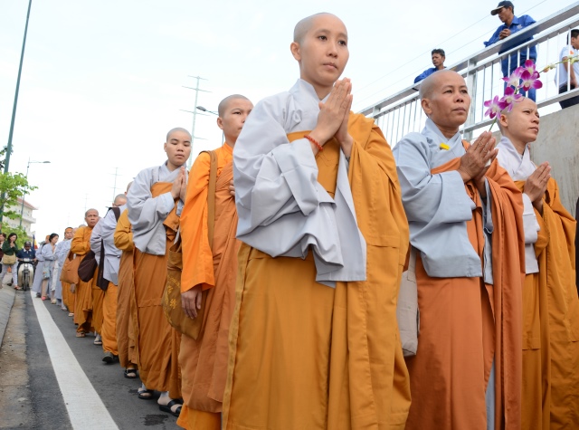 Lễ phụng tống kim quan cố HT. Thích Đạt Đạo trà tỳ