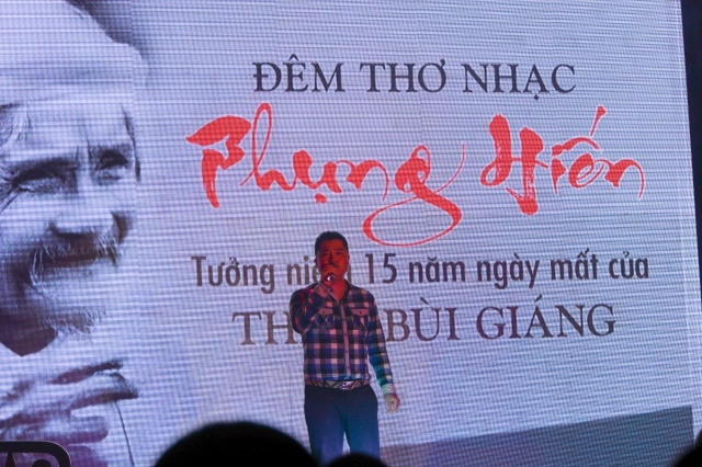 TP. HCM: Xúc động đêm thơ - nhạc tưởng niệm thi sĩ Bùi Giáng