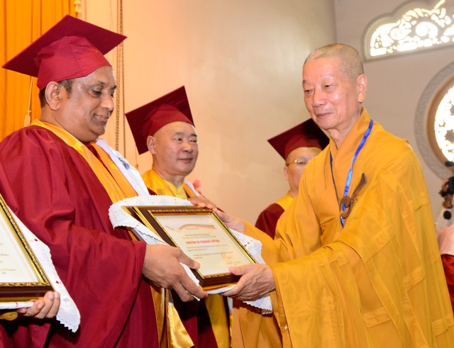 HVPGVN tại TP. HCM tổ chức lễ tốt nghiệp Cử nhân Phật học khóa VIII