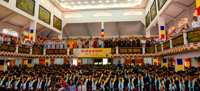 HVPGVN tại TP. HCM tổ chức lễ tốt nghiệp Cử nhân Phật học khóa VIII