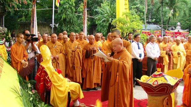 Khánh Hòa: Lễ tưởng niệm và cung tống kim quan cố Trưởng lão HT.Thích Chí Tín nhập bảo tháp