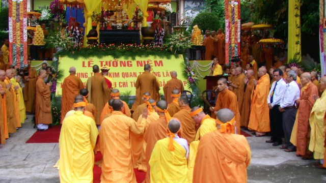 Khánh Hòa: Lễ tưởng niệm và cung tống kim quan cố Trưởng lão HT.Thích Chí Tín nhập bảo tháp