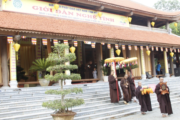 Giới đàn Nghệ Tĩnh, giới tử thọ lãnh giáo giới