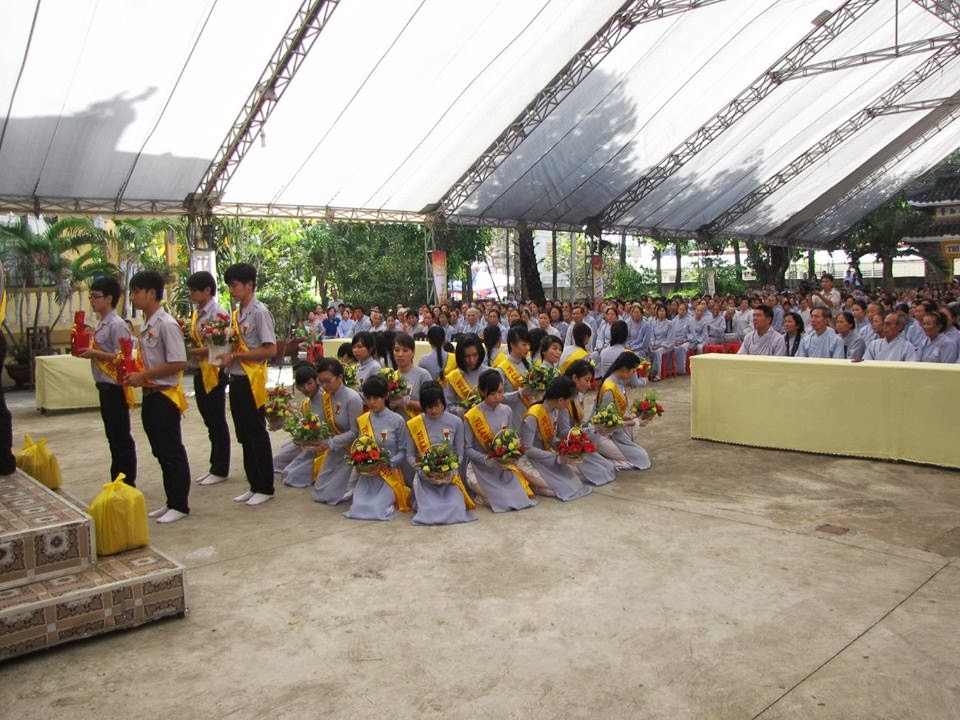 Hàng ngàn người dự lễ Vu Lan tại Tổ đình Phước Viên