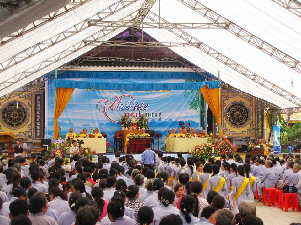 Hàng ngàn người dự lễ Vu Lan tại Tổ đình Phước Viên