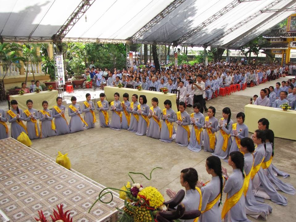 Hàng ngàn người dự lễ Vu Lan tại Tổ đình Phước Viên