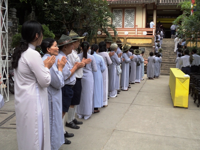 Khánh Hòa: Lễ nhập kim quan cố Đại lão HT.Thích Chánh Tín