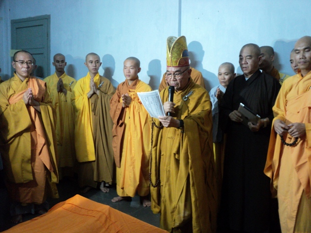 Khánh Hòa: Lễ nhập kim quan cố Đại lão HT.Thích Chánh Tín