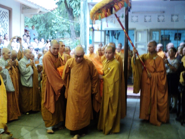 Khánh Hòa: Lễ nhập kim quan cố Đại lão HT.Thích Chánh Tín