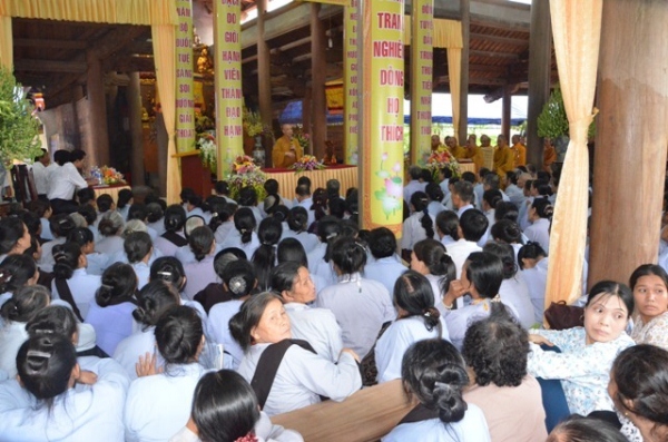 Lễ tạ Pháp PL 2557 tại tổ đình Cảm Sơn Hà Tĩnh