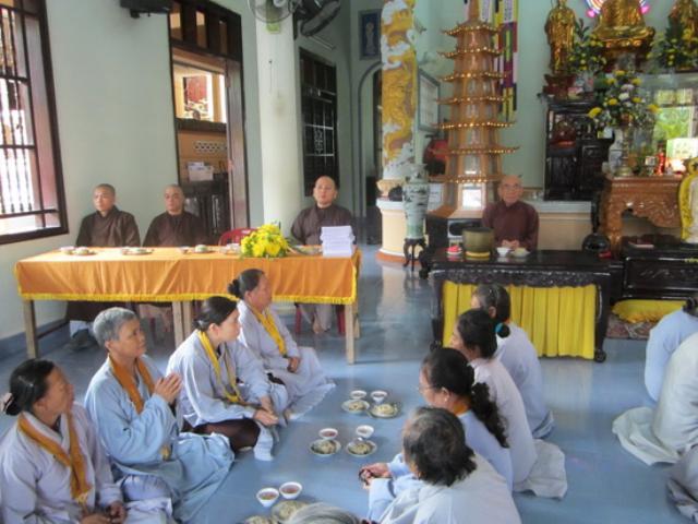 Khóa tu cuối năm Quý Tỵ của Đạo tràng Bát Quan Trai chùa Đức Hòa