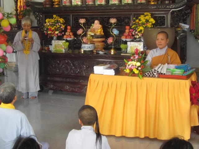 Đạo tràng niệm Phật chùa Địch Quang tổ chức khóa tu cuối năm Quý Tỵ