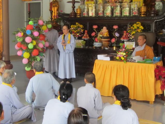 Đạo tràng niệm Phật chùa Địch Quang tổ chức khóa tu cuối năm Quý Tỵ