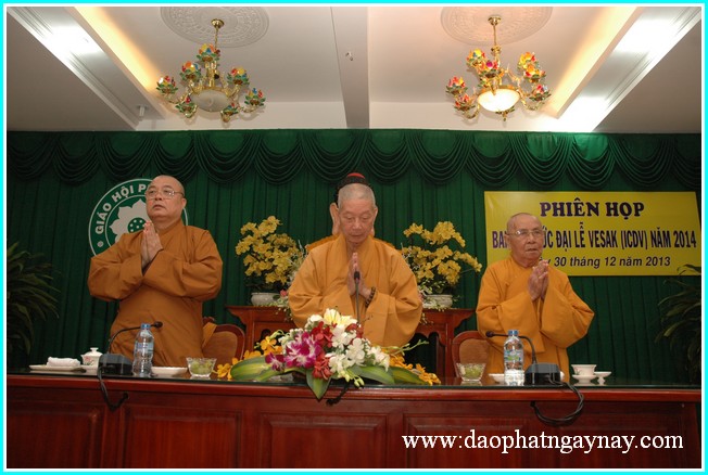 TP. HCM: Phiên họp Ban tổ chức đại lễ Vesak 2014