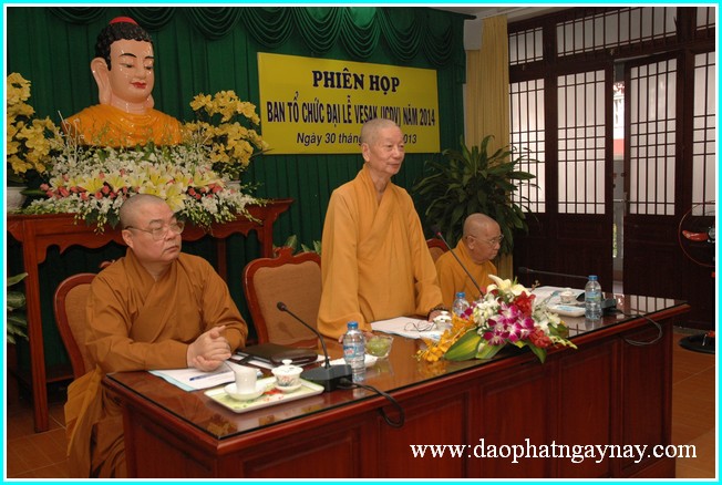TP. HCM: Phiên họp Ban tổ chức đại lễ Vesak 2014