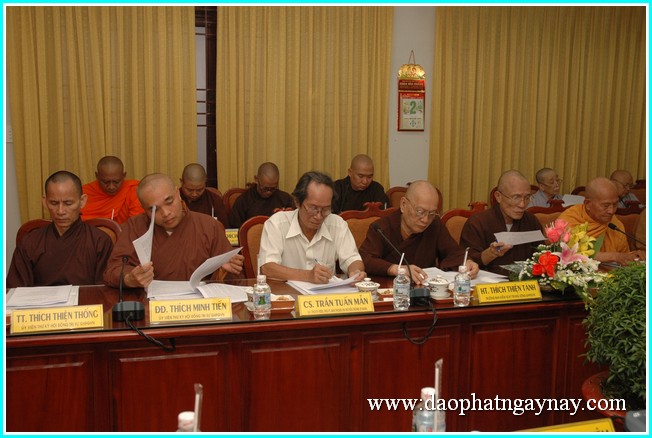 TP. HCM: Hội nghị Ban thường trực Hội Đồng Trị Sự kỳ II khóa VII TƯ GHPGVN