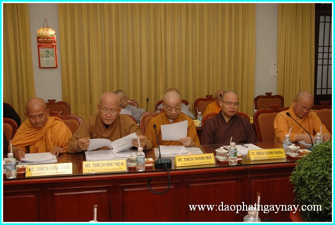 TP. HCM: Hội nghị Ban thường trực Hội Đồng Trị Sự kỳ II khóa VII TƯ GHPGVN