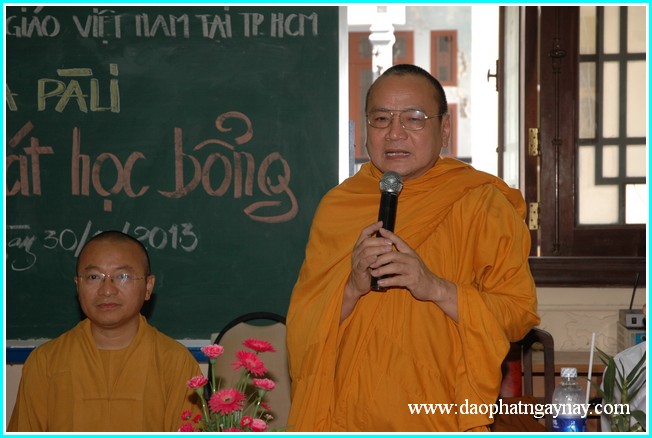 TP. HCM: Lễ phát học bổng Pali lần thứ nhất