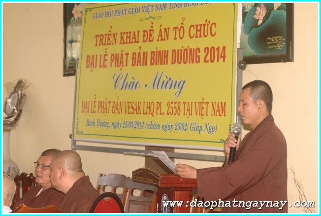 Binh Dương: Triển khai đề án tổ chức Đại lễ Phật Đản PL 2558