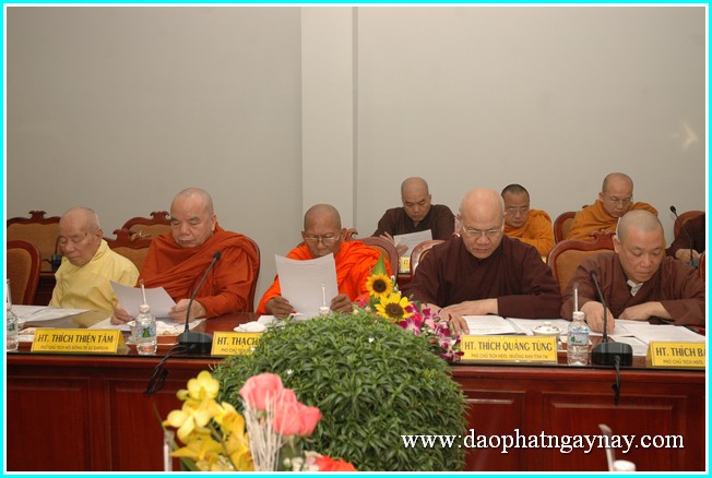 TP. HCM: Hội nghị Ban thường trực Hội Đồng Trị Sự kỳ II khóa VII TƯ GHPGVN