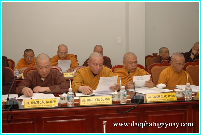 TP. HCM: Hội nghị Ban thường trực Hội Đồng Trị Sự kỳ II khóa VII TƯ GHPGVN