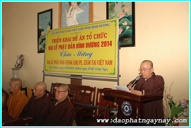 Binh Dương: Triển khai đề án tổ chức Đại lễ Phật Đản PL 2558