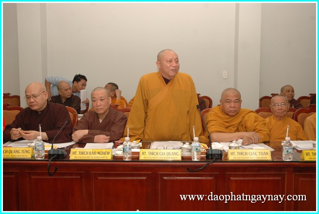 TP. HCM: Hội nghị Ban thường trực Hội Đồng Trị Sự kỳ II khóa VII TƯ GHPGVN