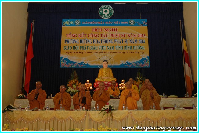 Bình Dương: Hội nghị tổng kết công tác Phật sự 2013