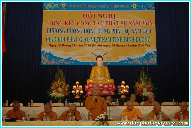 Bình Dương: Hội nghị tổng kết công tác Phật sự 2013