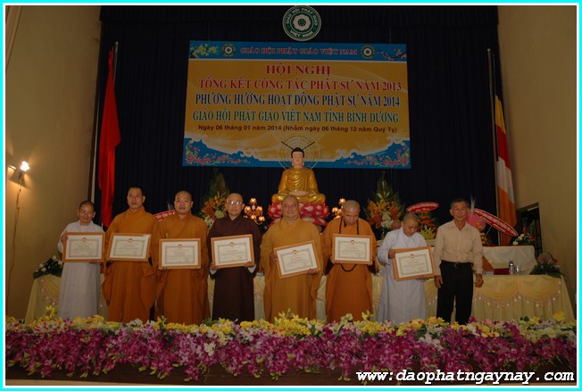 Bình Dương: Hội nghị tổng kết công tác Phật sự 2013