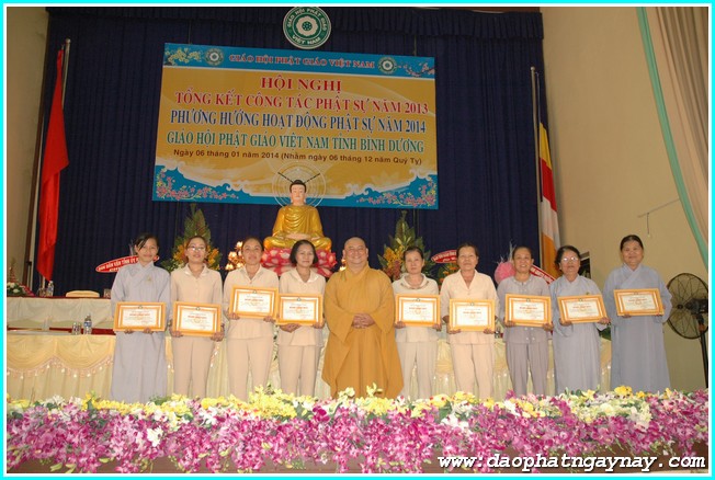 Bình Dương: Hội nghị tổng kết công tác Phật sự 2013