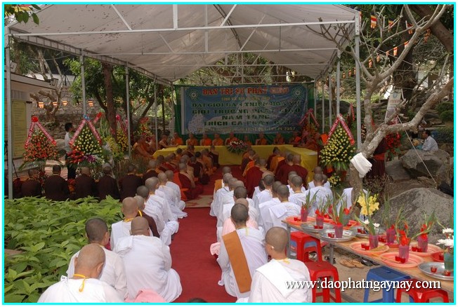 Đại giới đàn Thiện Hòa VII: Truyền giới theo truyền thống Nam tông tại giới trường Thích Ca Phật Đài