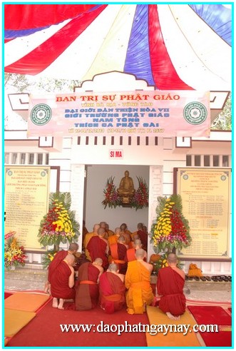 Đại giới đàn Thiện Hòa VII: Truyền giới theo truyền thống Nam tông tại giới trường Thích Ca Phật Đài