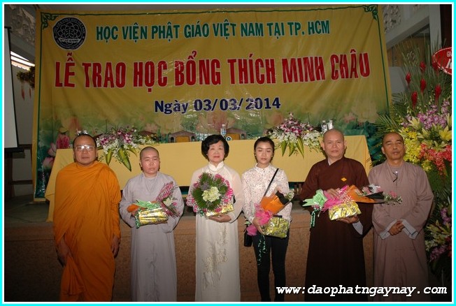 TP. HCM: Chùm ảnh lễ trao học bổng Thích Minh Châu lần 2