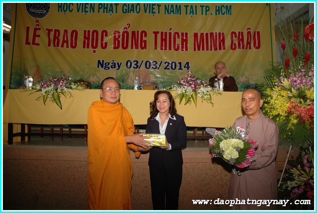 TP. HCM: Chùm ảnh lễ trao học bổng Thích Minh Châu lần 2