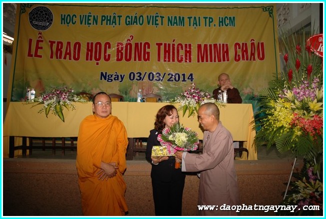 TP. HCM: Chùm ảnh lễ trao học bổng Thích Minh Châu lần 2