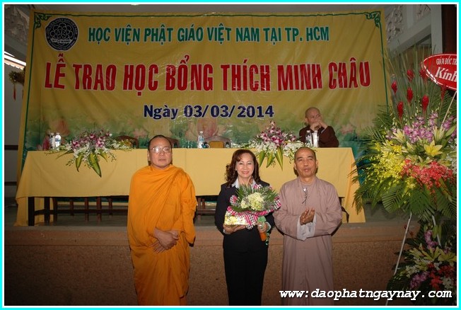 TP. HCM: Chùm ảnh lễ trao học bổng Thích Minh Châu lần 2