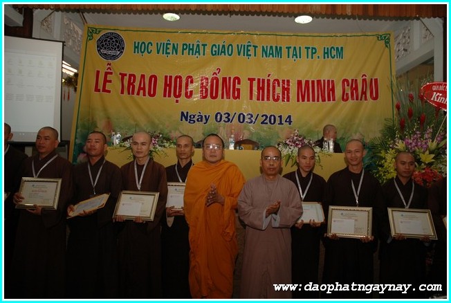 TP. HCM: Chùm ảnh lễ trao học bổng Thích Minh Châu lần 2