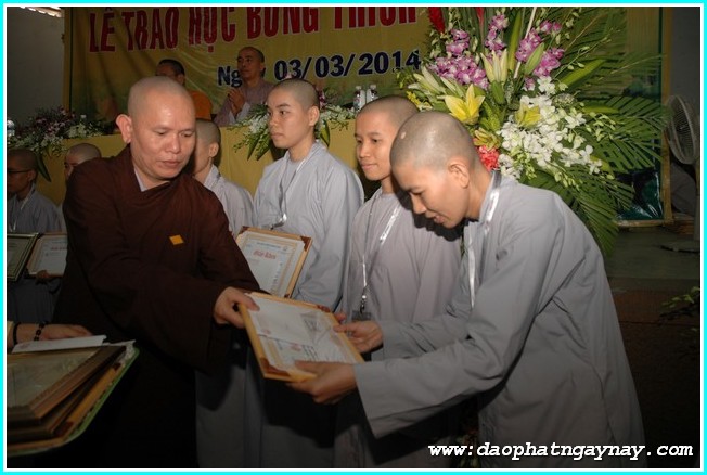 TP. HCM: Chùm ảnh lễ trao học bổng Thích Minh Châu lần 2