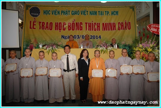 TP. HCM: Chùm ảnh lễ trao học bổng Thích Minh Châu lần 2