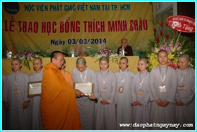 TP. HCM: Chùm ảnh lễ trao học bổng Thích Minh Châu lần 2