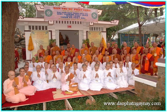 Đại giới đàn Thiện Hòa VII: Truyền giới theo truyền thống Nam tông tại giới trường Thích Ca Phật Đài