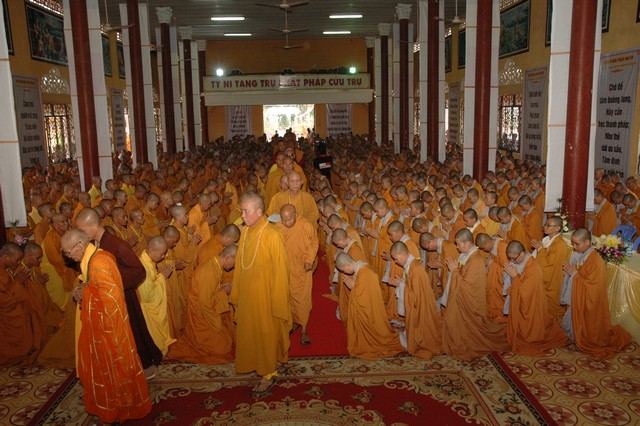 Chùm ảnh: Lễ bế mạc đại giới đàn Thiện Hòa VII