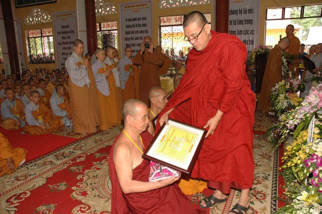 Chùm ảnh: Lễ bế mạc đại giới đàn Thiện Hòa VII
