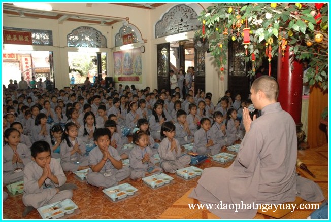 TP. HCM: Chùm ảnh khóa tu Gieo Hạt Từ Tâm 21: Bé Vui Xuân
