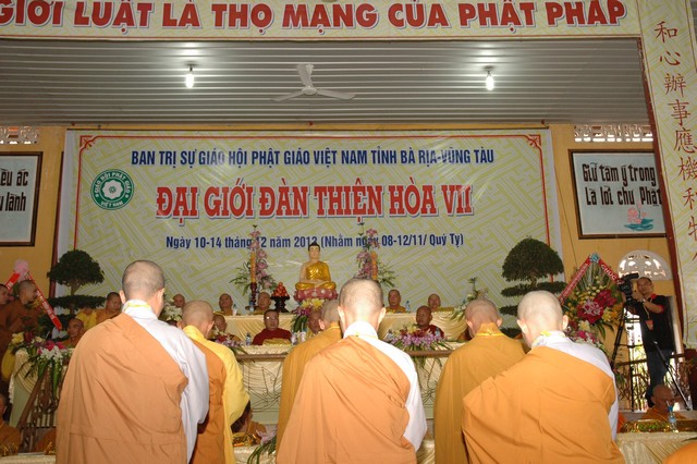 Chùm ảnh: Lễ bế mạc đại giới đàn Thiện Hòa VII