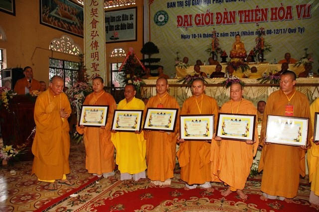 Chùm ảnh: Lễ bế mạc đại giới đàn Thiện Hòa VII